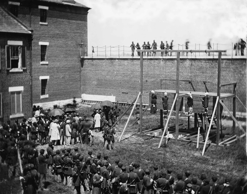 Execution of the Lincoln conspirators, 1865 6